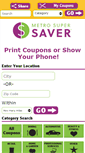 Mobile Screenshot of metrosupersaver.com
